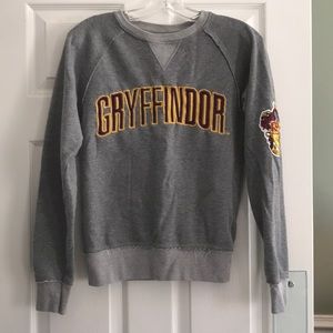 Harry Potter Gryffindor sweatshirt.